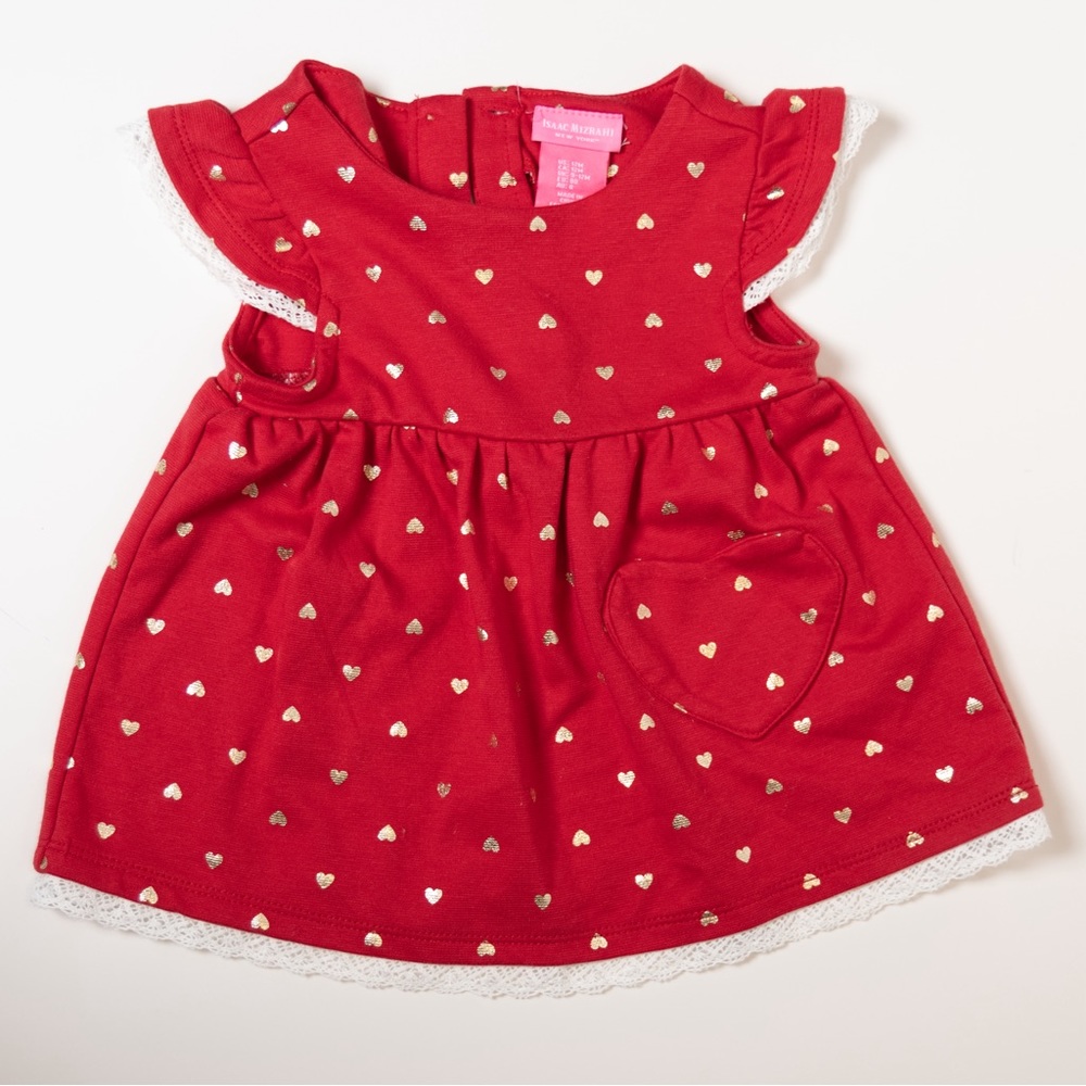 12 Months Issac Mizrahi Baby Red Dress